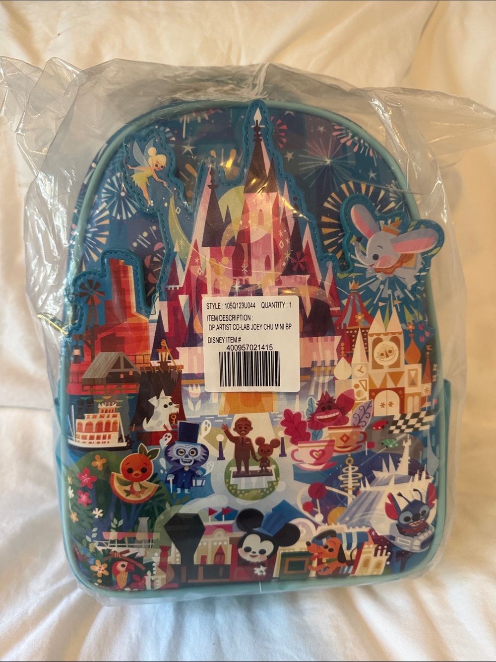 Disney Parks X Loungefly X Joey Chu Collaboration Mini Backpack